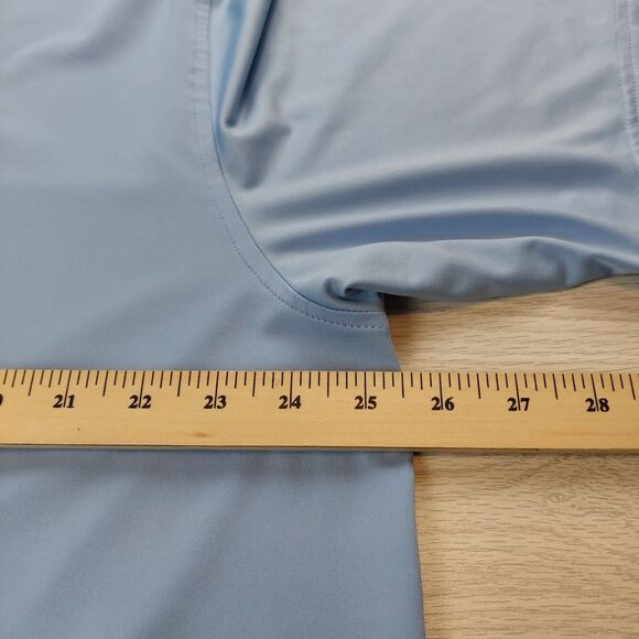 Peter Millar Summer Comfort‎ Golf Polo Shirt Mens XL Blue Hilton Head SC *Flaw* - Picture 8 of 9